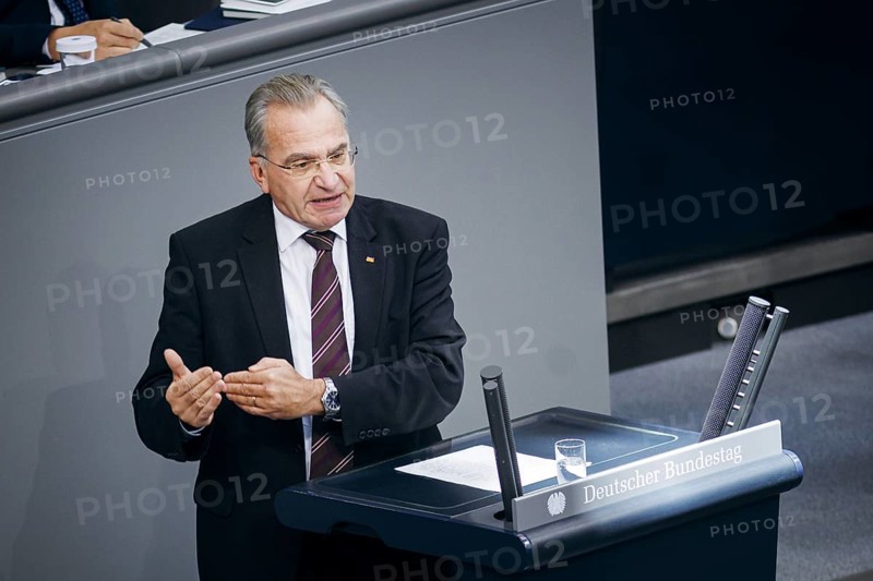Paul Lehrieder, CDU/CSU, recorded during a speech on the first consultation of the Federal Government on Section 17, Family, Senior Citizens, Women and Youth in the German Bundestag in Berlin, 12/09/2024