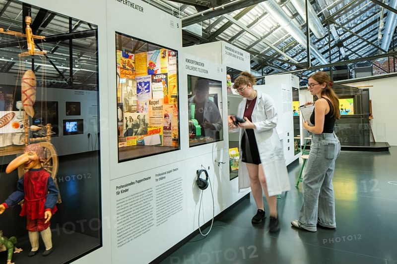 The puppet theatre collection of the Staatliche Kunstsammlungen Dresden (SKD), one of the largest of its kind in the world, will open its doors at its new location on 7 September: the power plant Mitte will not only house 12, 000 marionettes, hand puppets and other theatre figures on around 2, 600 square metres, but also entire stages and the extensive archive, a total of over 100, 000 objects, will find an appropriate place. In future, there will be two exhibitions that can be visited independently of each other: The permanent basic exhibition will present highlights from the collection such as marionettes developed at the Weimar Bauhaus and the Hohnsteiner Kasper, the ancestor of many modern German hand puppet puppets., Puppet theatre collection at the new location in power plant Mitte, Dresden, Saxony, Germany, Europe