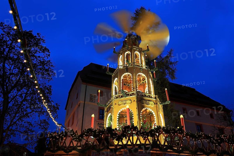 Christmas market in Forchheim, Upper Franconia, Bavaria, Germany, Europe