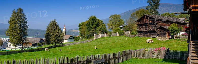 South Tyrolean Folklore Museum, Dietenheim, Freilchtmuseum, Pustertal, South Tyrol, Italy, Europe