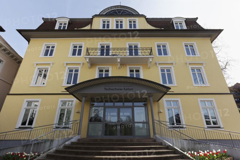 Badenweiler Literary Museum, Chekhov Salon, spa town of Badenweiler, Black Forest, Markgräflerland, Baden-Württemberg, Germany, Europe