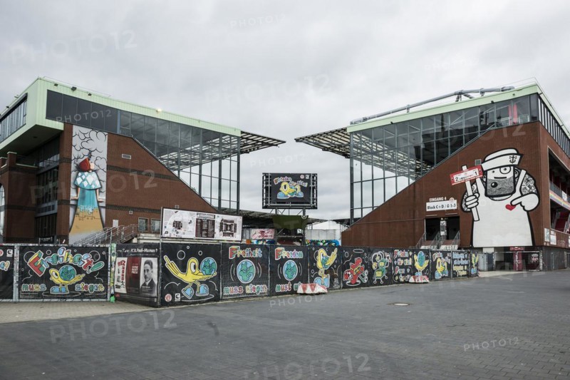 Football stadium, Millerntor Stadium, FC St. Pauli, St. Pauli, Hamburg, Germany, Europe