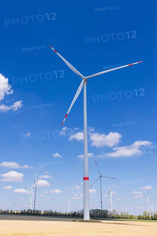 Hochheim wind farm, Wangenheim, Thuringia, Germany, Europe