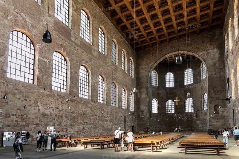 Interior view, Constantine Basilica, UNESCO World Heritage Site, Trier, Rhineland-Palatinate, Germany, Europe
