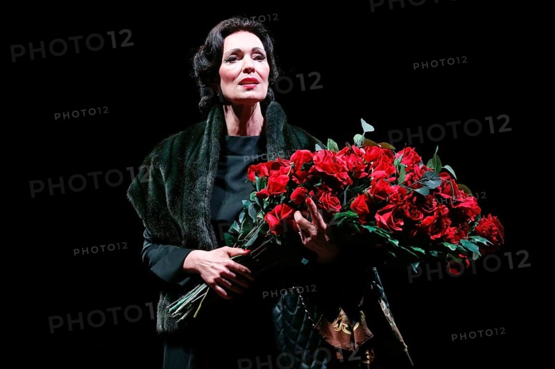 Katja Weitzenböck as Maria Callas at the photo rehearsal for Meisterklasse at the Komödie am Kurfürstendamm, Berlin, 11/09/2024