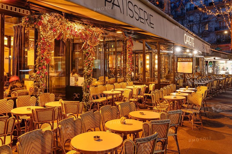 Cafe Kleber on the Trocadero, Paris, Ile de France, France, Paris, Ile de France, France, Europe