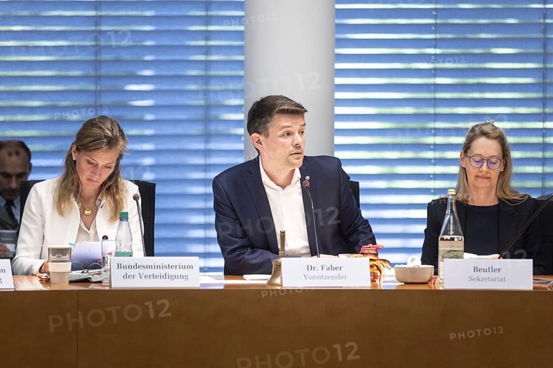 Marcus Faber, Member of the German Bundestag (FDP), after his election as Chairman of the Defence Committee in the Paul Löbe House in Berlin, 12.06.2024