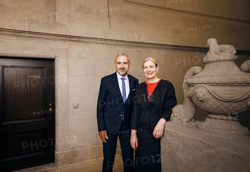 Hermann Parzinger, President AD, Prussian Cultural Heritage Foundation and Marion Ackermann, President, Prussian Cultural Heritage Foundation, photographed during the SPK Foundation Council meeting in Berlin, 8 July 2024