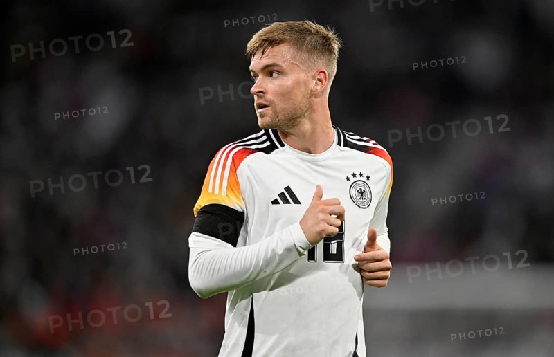 Maximilian Mittelstädt GER (18) Portrait, UEFA Nations League international Germany v Netherlands, Allianz Arena, Munich, Bayern, Germany, Europe