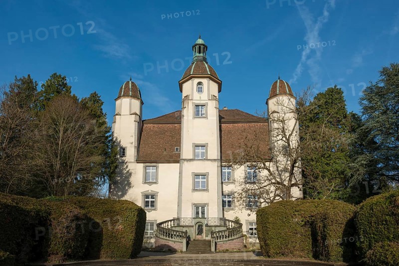 Schönau Castle, Bad Säckingen, Hochrhein, Rhine, Black Forest, Baden-Württemberg, Germany, Europe
