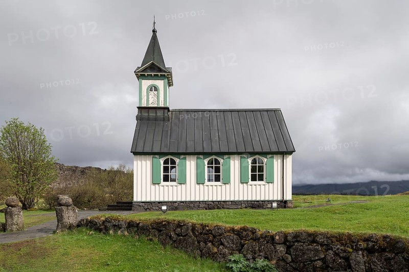 Church, Thingvellir, Þingvellir National Park, Iceland, Europe
