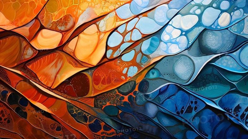 Abstract composition of shark skin texture with repetitive patterns, AI generated