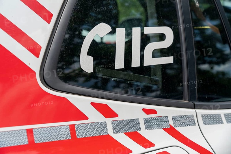Rescue service, vehicle, emergency call 112