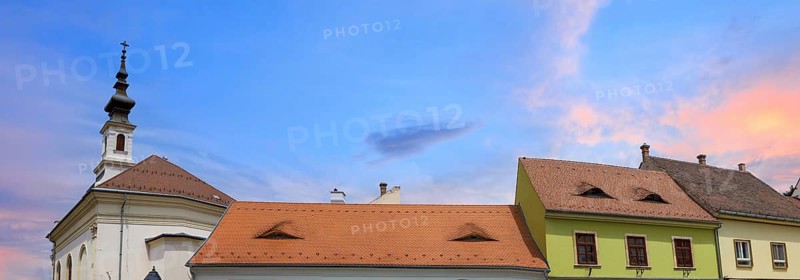 Hungary, old streets in historic city near Budapest Castle and Fisherman bastion on Castle Hill, Europe