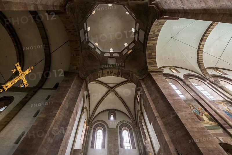 Interior view, Imperial Cathedral, Cathedral of St Mary and St Stephen, UNESCO World Heritage Site, Speyer, Rhineland-Palatinate, Germany, Europe