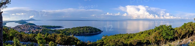 Providenca viewpoint, bar and restaurant, Mali Losinj, island of Losinj, Kvarner Gulf Bay, Croatia, Europe
