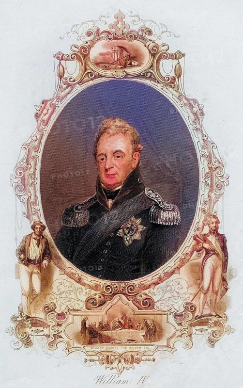 William IV. 1765-1837, King of Great Britain and Ireland and King of Hanover 1830-1837, 19th century print, Historical, digitally restored reproduction from a 19th century original, Record date not stated