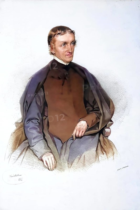 Wilhelm Eder OSB (born 9 June 1780 in Feuersbrunn, Lower Austria, died 24 September 1866 in Melk a. d. Donau) was an Austrian Benedictine monk, theologian, politician and from 1838 until his death the 60th Abbot of Melk Abbey and Primate of the Lower Austrian prelate class, Historical, digitally restored reproduction from a 19th century original, Record date not stated