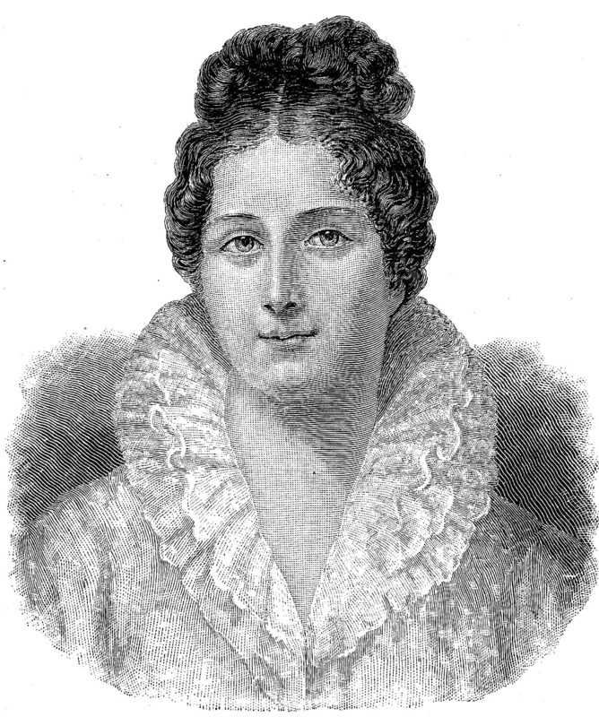 Juliette or Julie Recamier, née Jeanne Francoise Julie Adelaide Bernard, called Madame Recamier, 4 December 1777, 11 May 1849, was a French salonniere, Historical, digital reproduction of an original from the 19th century