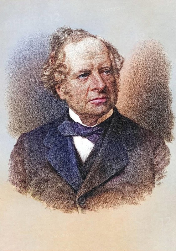 Granville George Leveson-Gower, 2nd Earl Granville, 1815-1891, Secretary of State for the Colonies, Historical, digitally restored reproduction from a 19th century original, Record date not stated