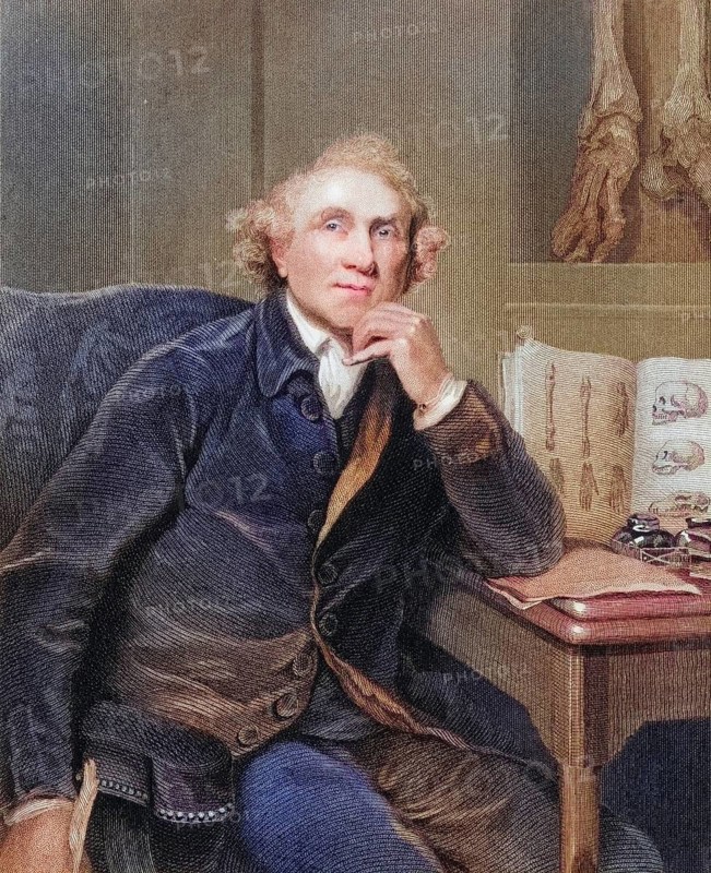 John Hunter 1728 to 1793 Scottish surgeon founder of pathological anatomy in England, Historical, digitally restored reproduction from a 19th century original, Record date not stated