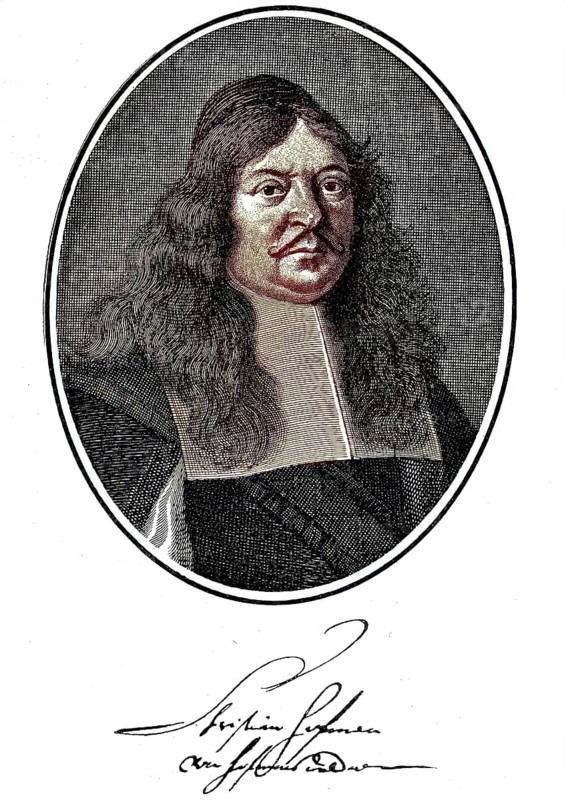 Christian Hoffmann von Hoffmannswaldau, Hofmann von Hofmannswaldau, 25 December 1616, 18 April 1679, was a Silesian lyricist and epigrammatist, mayor of the city of Wroclaw, governor of the Principality of Wroclaw and director of Namslau Castle, digital reproduction of an original from the 19th century