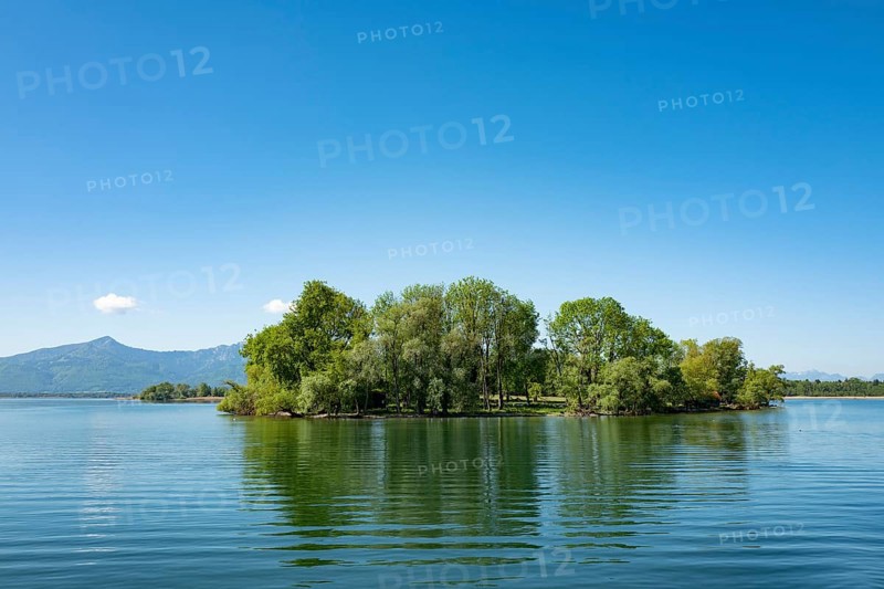 Krautinsel, Chiemsee, Bavaria, Germany, Europe