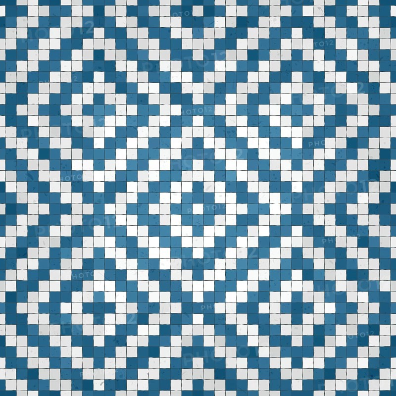 Mosaic tiles background, seamless vector pattern
