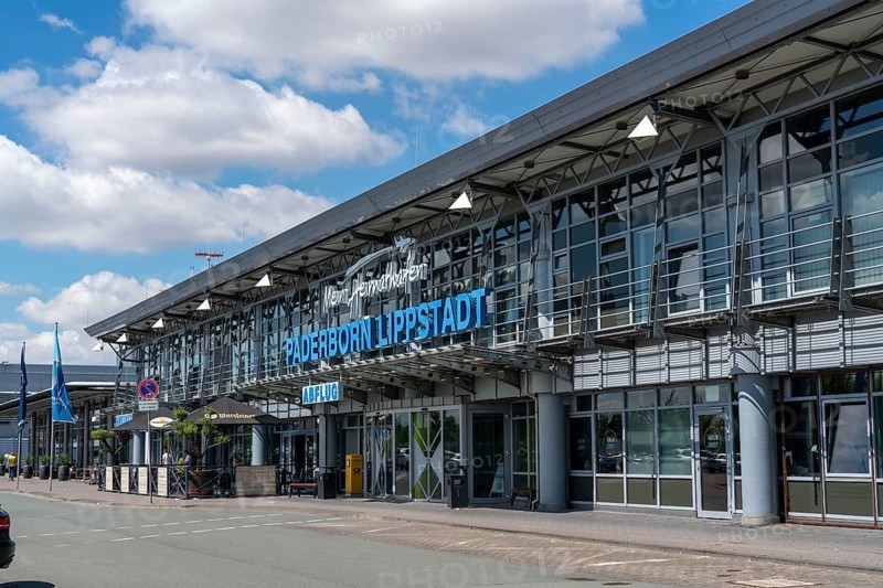Paderborn-Lippstadt Airport, regional airport, terminal building North Rhine-Westphalia, Germany, Europe
