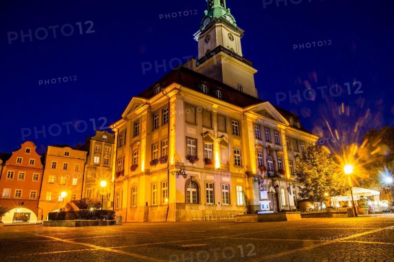 Jelenia Gora Poland by night