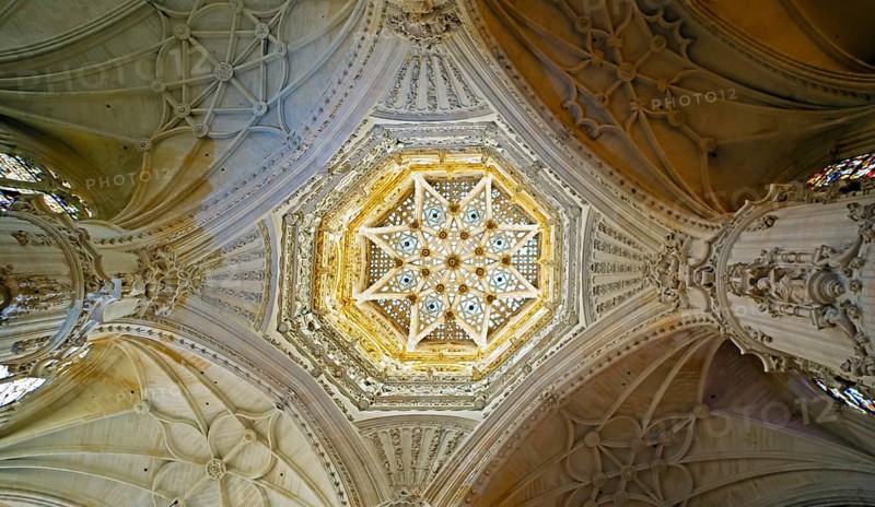 Crucero crossing tower in the Cathedral of Santa Maria of Burgos, historic centre, province of Burgos, Castile and Leon, Spain, Europe