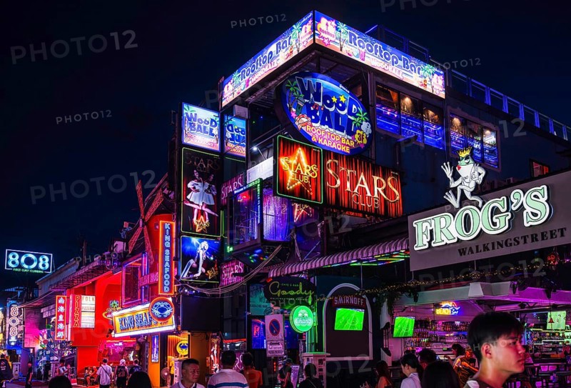 Nightlife Walking Street, Pattaya, Thailand, Asia