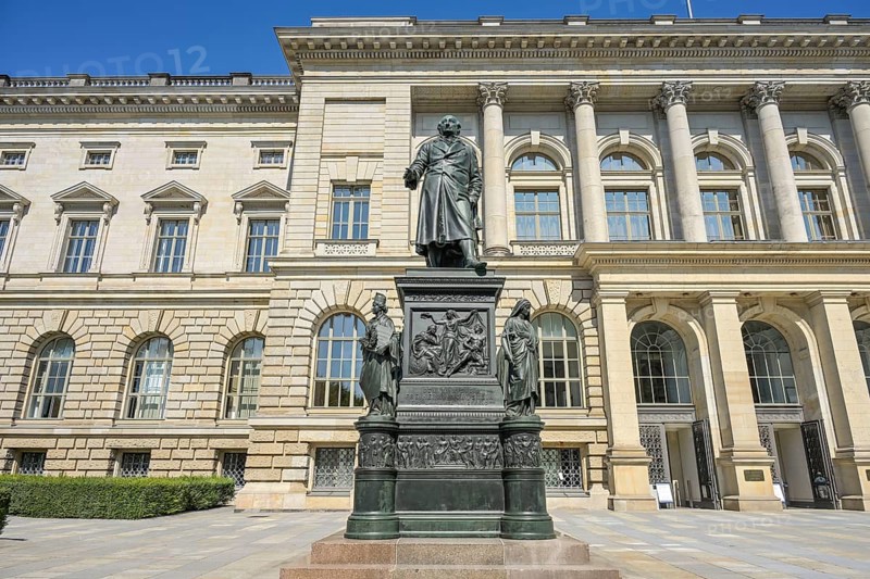 Baron vom Stein Monument, Berlin House of Representatives, Niederkirchnerstraße, Mitte, Berlin, Germany, Europe