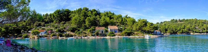 Beach, Plaža Valdarke Bay, Mali Losinj, Losinj Island, Kvarner Gulf Bay, Croatia, Europe