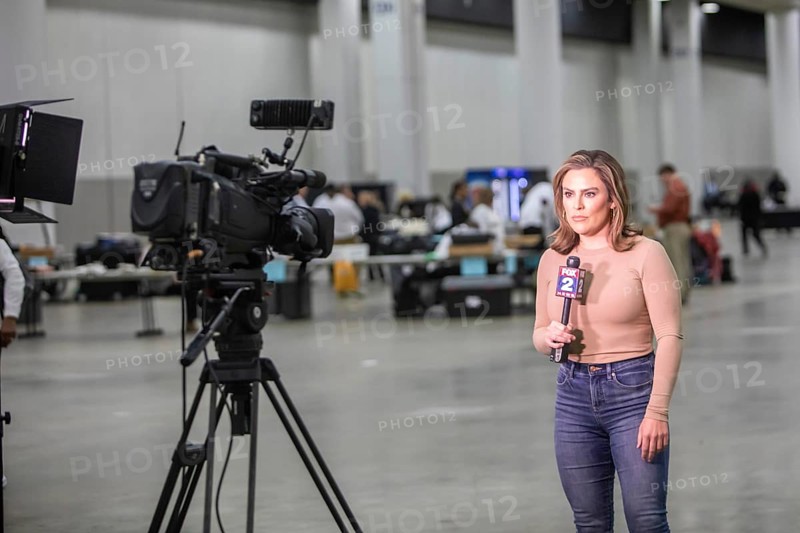 Detroit, Michigan USA, 5 November 2024, News media reported on the counting of Detroit absentee ballots on election day in the 2024 presidential election