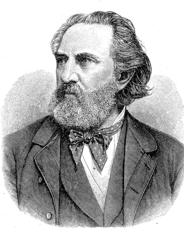 Franz Reuleaux, 30 September 1829, 20 August 1905, was a German engineer who was active in many fields of mechanical engineering, Historical, digital reproduction of an original from the 19th century