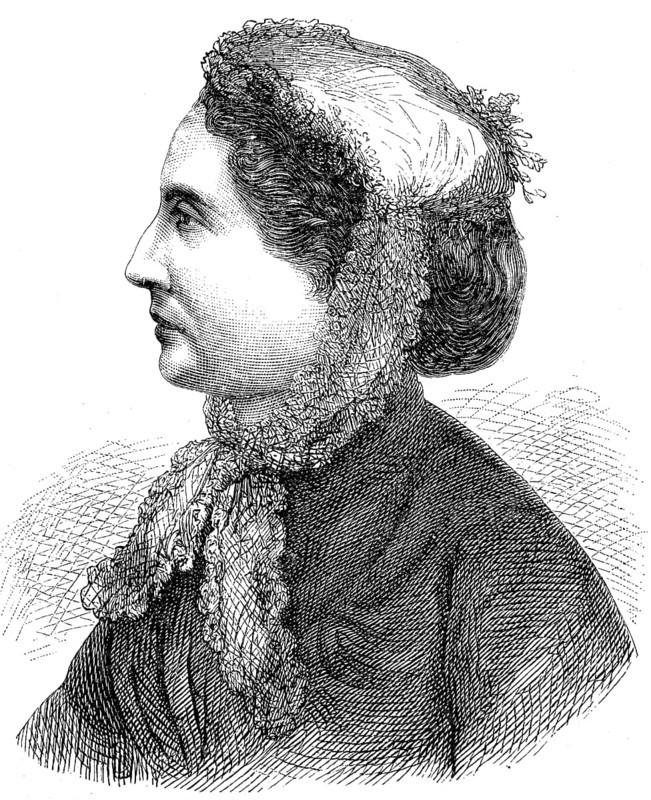 Adelaide Ristori, 29 January 1822, 9 October 1906, was an Italian actress, Historical, digital reproduction of an original from the 19th century
