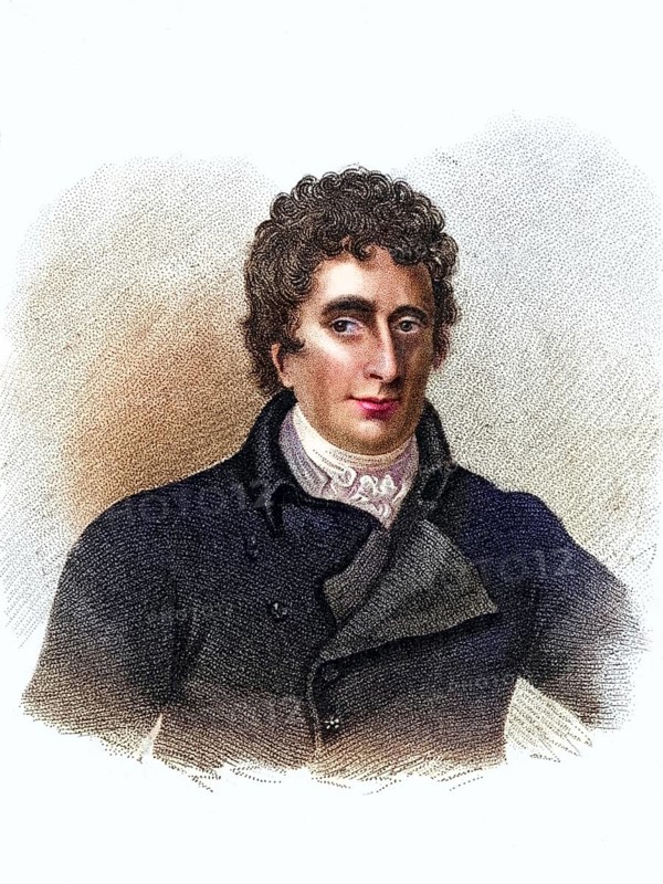Thomas Erskine, first Baron Erskine (1750-1823), Scottish-born British jurist and statesman: Lord Chancellor 1806: friend of CJ Fox and RB Sheridan: advocate of the abolition of slavery. Opposed a penal law against Queen Caroline, woman of George IV. Engraving from The Royal Exile: or, Memoirs of Queen Caroline by IH Adolphus (London 1821), Historical, digitally restored reproduction from a 19th century original, Record date not stated