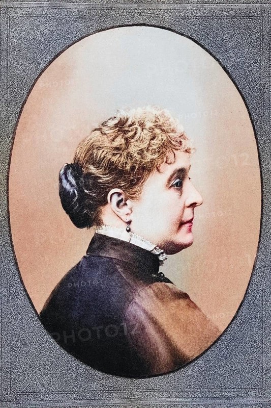 Caroline Lavinia Scott Harrison known as Carrie 1832 to 1892 first woman of Benjamin Harrison VI 23rd, Historical, digitally restored reproduction from a 19th century original, Record date not stated