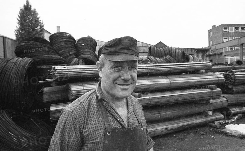 DEU, Germany, Dortmund: Personalities from politics, business and culture from the years 1965-71, Iserlohn. Kettenthiele company ca. 1965. Workers' revolt against the boss. Story with Günter Wallraff, Europe