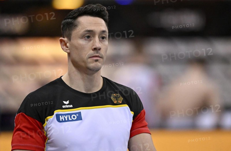 Andreas Toba GER, portrait, Gymnastics, Artistic gymnastics, Gymnast, Men, EnBW DTB-Pokal, Porsche-Arena, Stuttgart, Baden-Württemberg, Germany, Europe