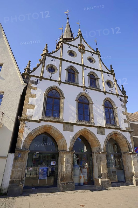 Old Town Hall, Burgsteinfurt, Steinfurt, Münsterland, North Rhine-Westphalia, Germany, Europe