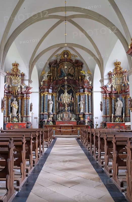 Baroque Church of St Francis, Zwillbrock, Vreden, Münsterland, North Rhine-Westphalia, Germany, Europe