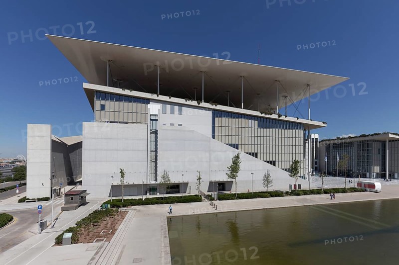 Greek National Opera, Cultural Centre of the Stavros Niarchos Foundation, architect Renzo Piano, Kallithea, metropolitan region of Athens, Attica, Greece, Europe