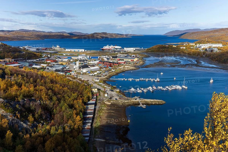 View of Kirkenes, September 2024, Finnmark, Norway, Europe