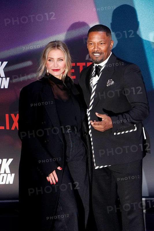 Cameron Diaz and Jamie Foxx at a special screening of Back in Action at the Zoo Palast in Berlin on 15 January 2025
