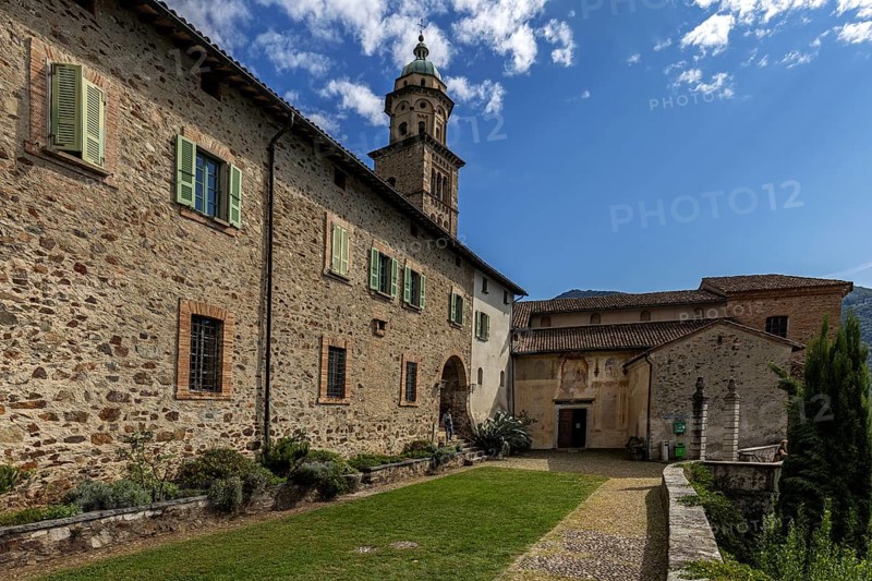 Church, Parish Church of Santa Maria del Sasso, Morcote, Lake Lugano, Lago di Lugano, Canton Ticino, Switzerland, Europe