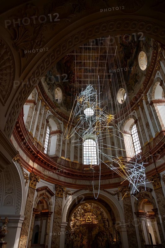 Karlskirche, domed hall, Vienna