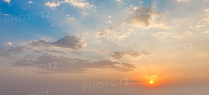 Beautiful dramatic scenic sunset sky background