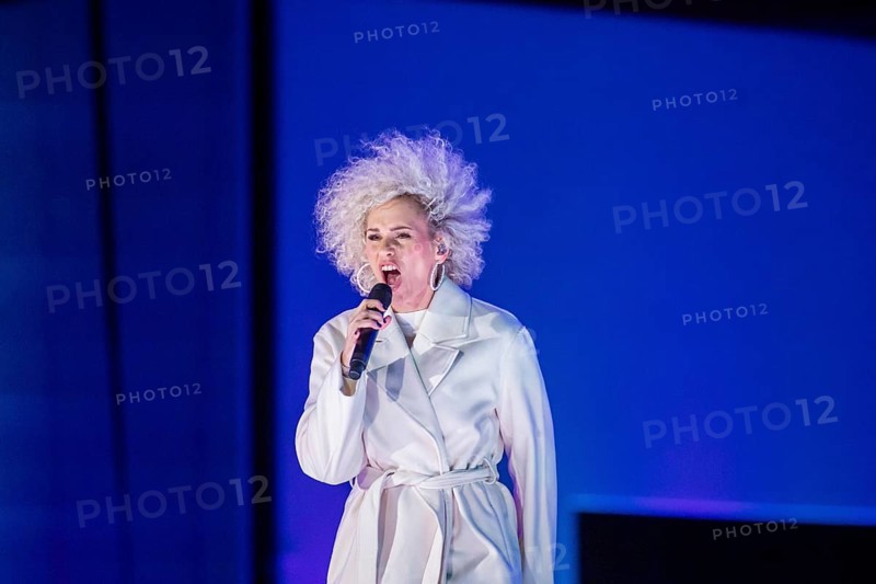 When over 25, 000 visitors flock to the Rudolf Harbig Stadium for the big Advent concert just in front of Christmas, the Christmas festivities begin for many Dresdeners. What began in 2015 as part of the celebrations to mark the anniversary of the world-famous Dresdner Kreuzchor choir has now established itself as one of the biggest and most beautiful Christmas events in Germany. Singer Sabrina Weckerlin, Dresden, Saxony, Germany, Europe
